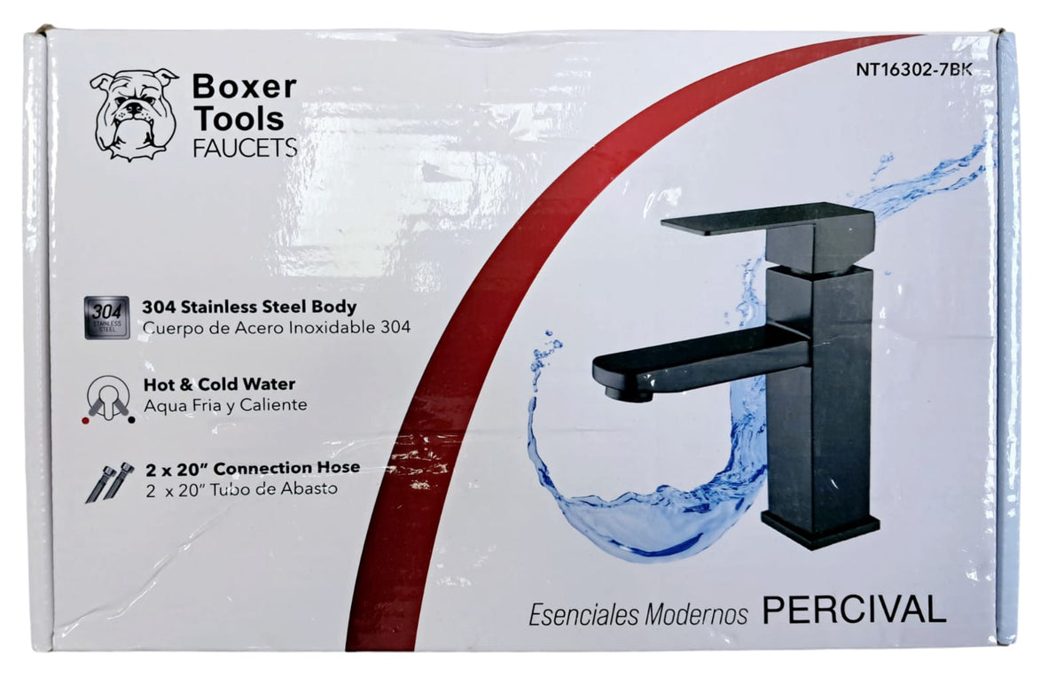 BOXER Sink Faucet Lever Black Tool NT16302-7 Bk