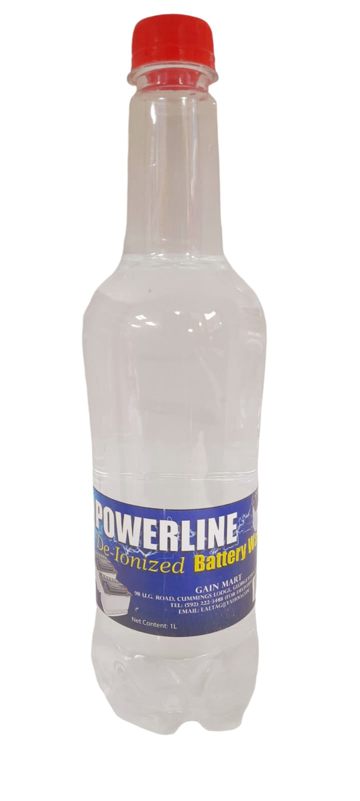 Battery Water 1 Ltr Powerline DE-IONIZED