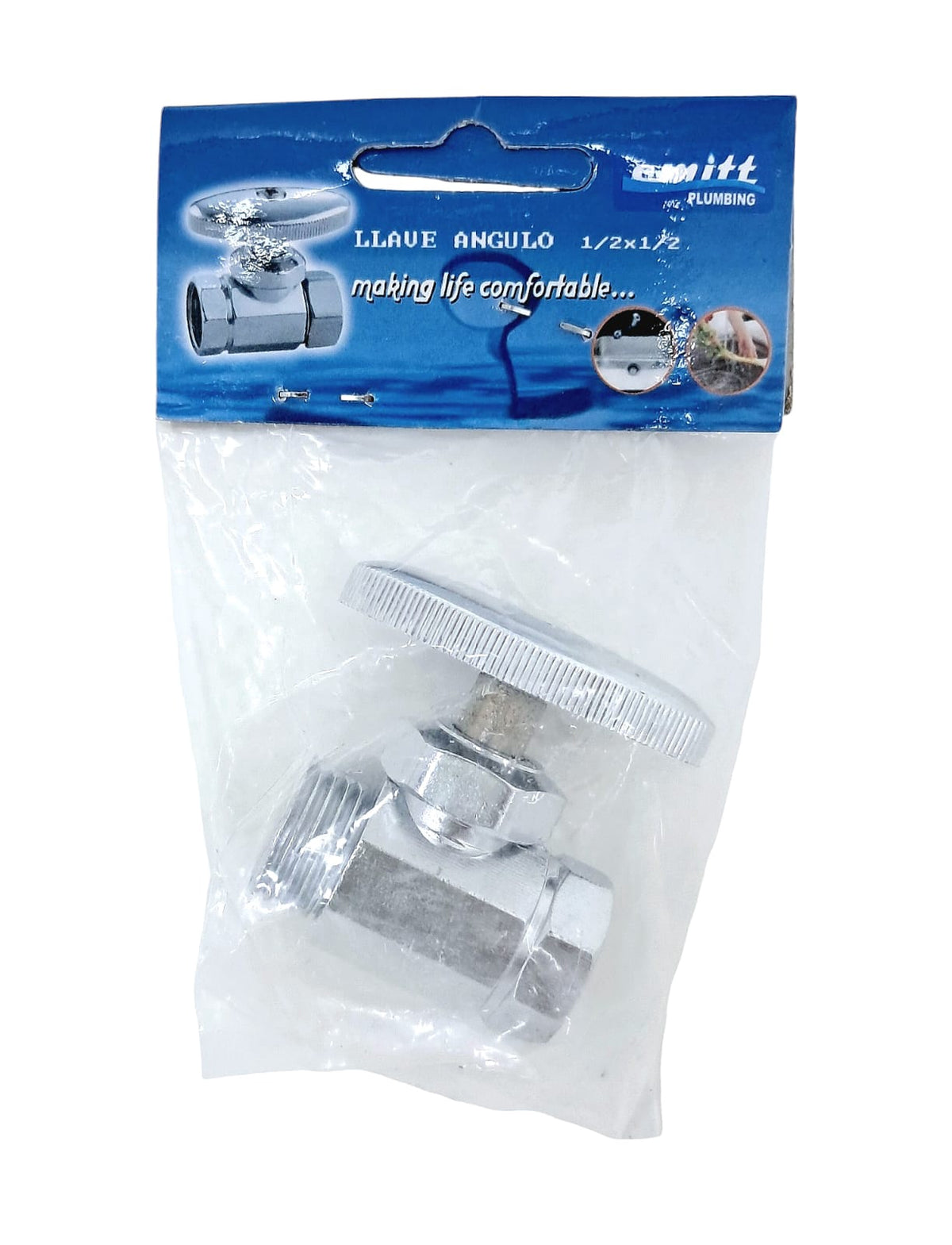 CMITT Straight Valve 1/2" X 1/2" 002A