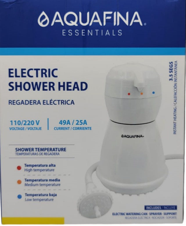AQUAFINA BLUE Electric Shower Heater Aquafina 110V A-A04