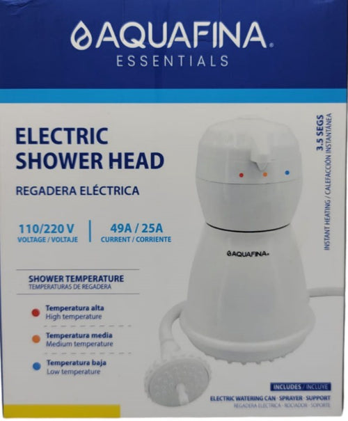 AQUAFINA BLUE Electric Shower Heater Aquafina 110V A-A04