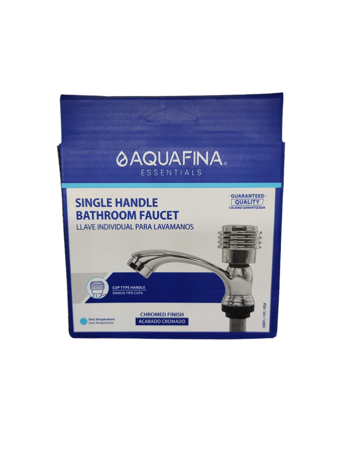 AQUAFINA BLUE Pillar Tap 1/2" Chrome Aquafina A-F1035