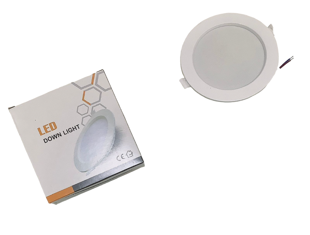 Light LED Panel 12W Round Warm White 3000K Flat Down Light 2107-305