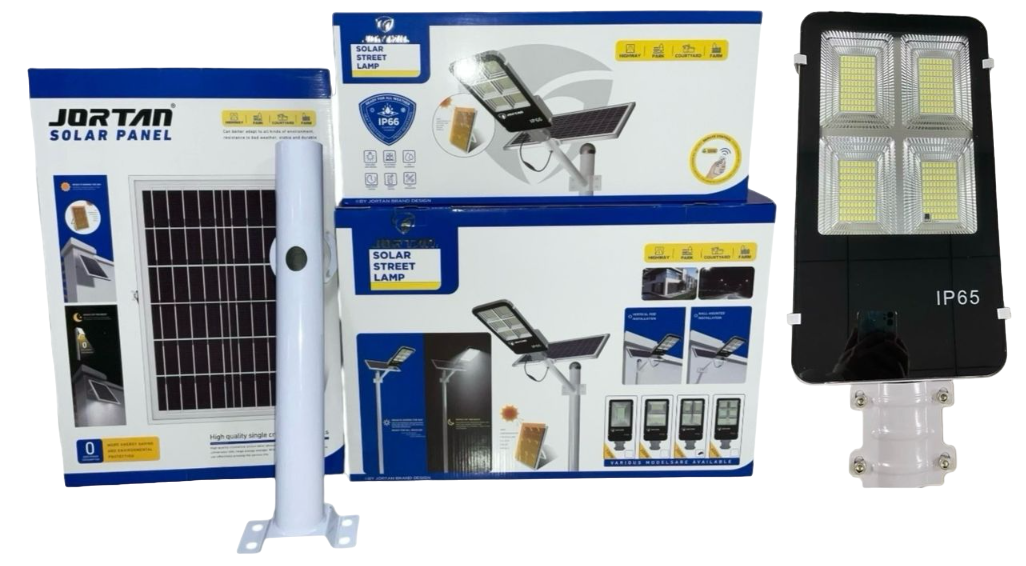 JORTAN Light Solar Street LED 300W JT-YSTZ-300W W with Pole