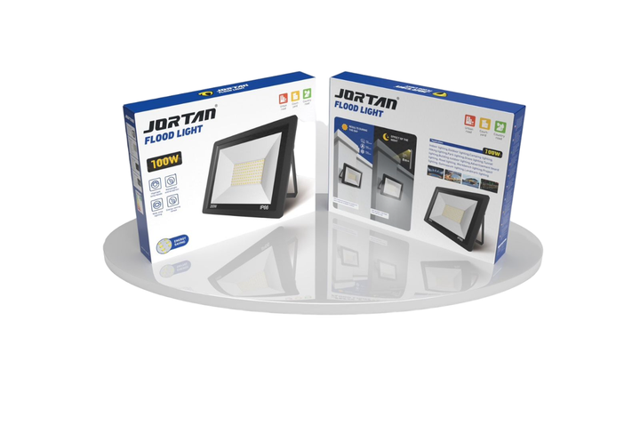 JORTAN Lamp LED Flood 100W XPGTGD-100W W-30 IP66 85-265V 50/60HZ 6500K