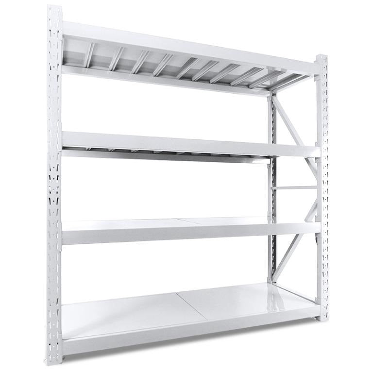 Warehouse Metal Racks 79" H X 80"L X 24"D White NSC-2148