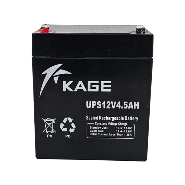 KAGE Battery Rechargeable 12V 4.5AH UPS12V4.5AH