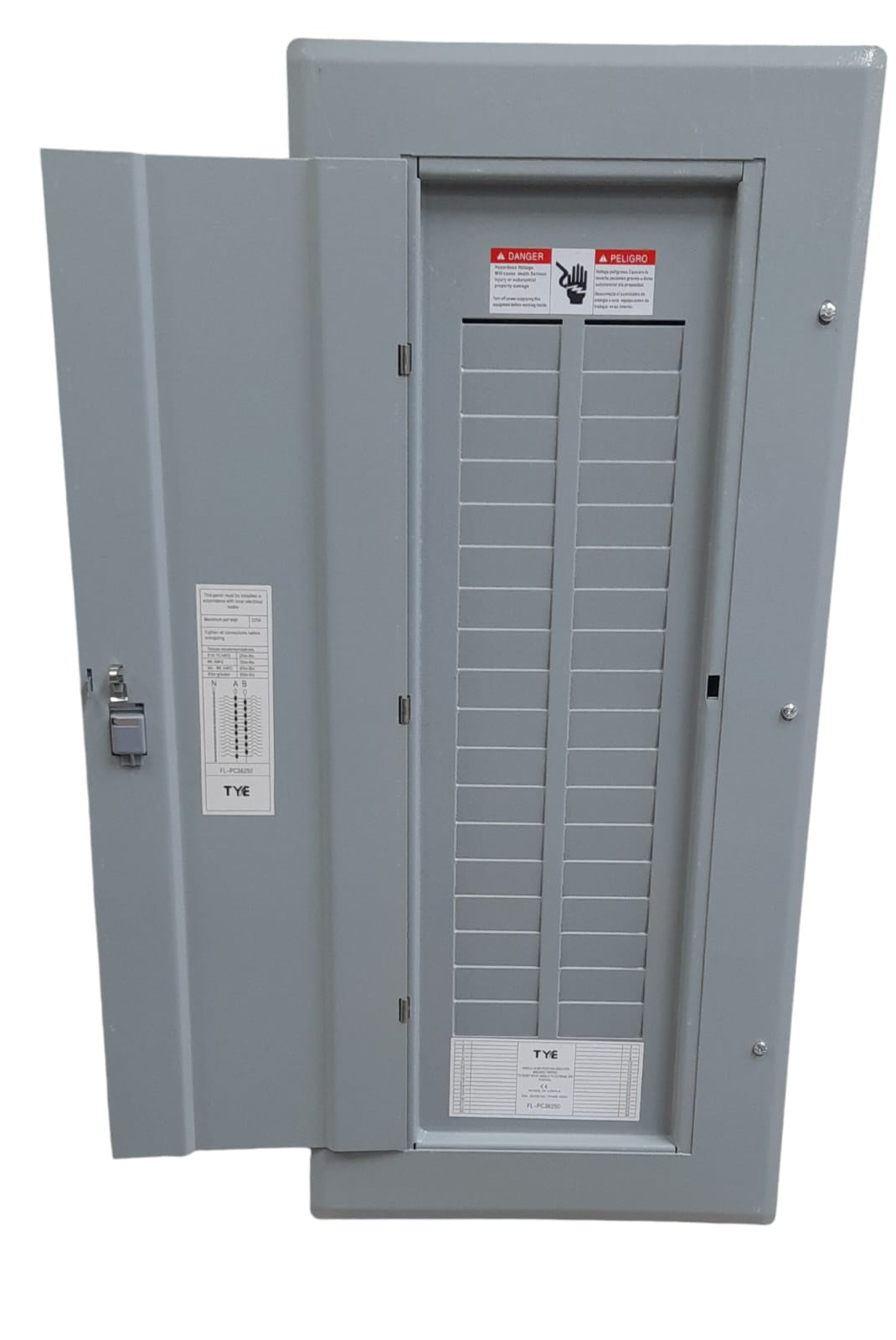 TYE Breaker Panel 36 X 72 200AMPS Flush Type
