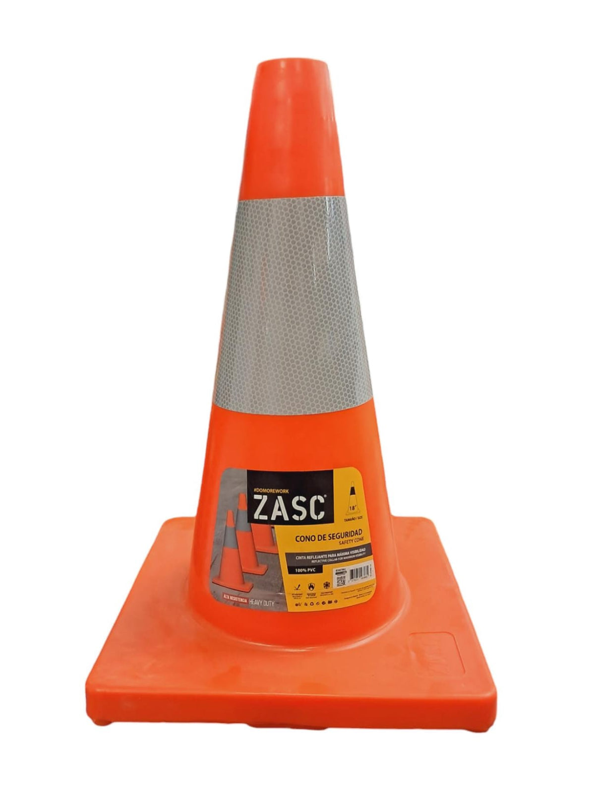 ZASC Traffic Cone PVC 18" Z-LZ206