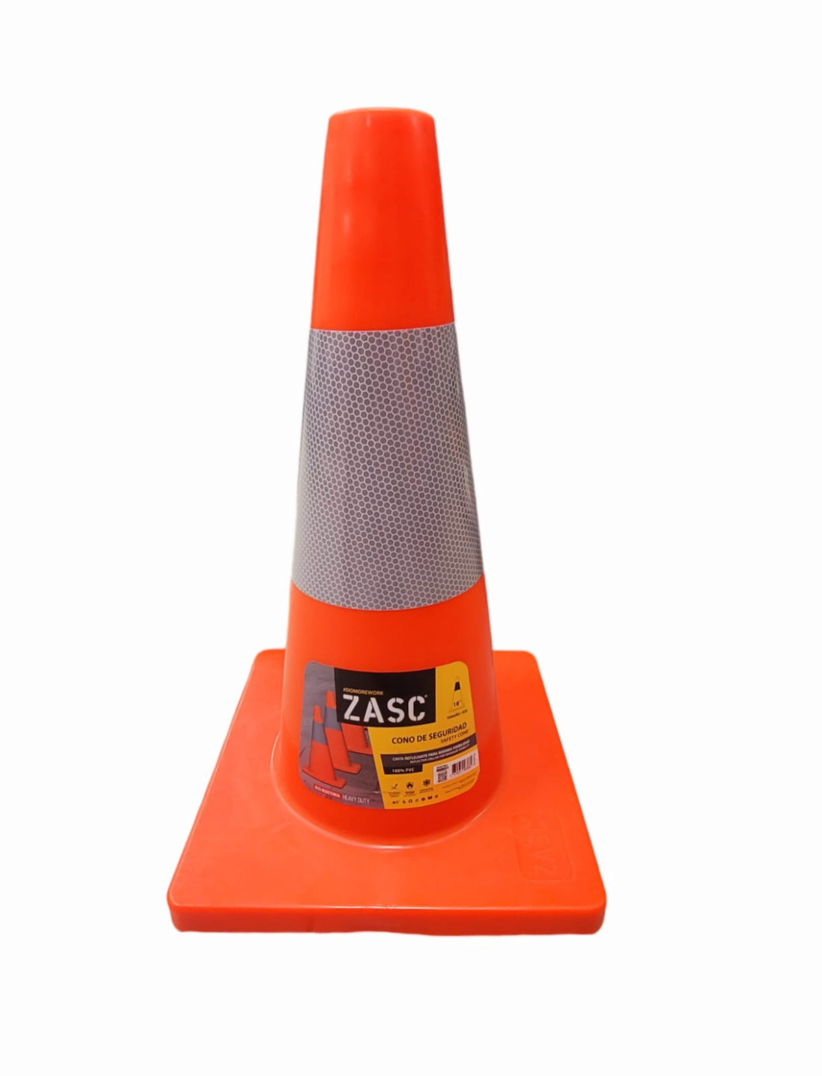 ZASC Traffic Cone PVC 18" Z-LZ206
