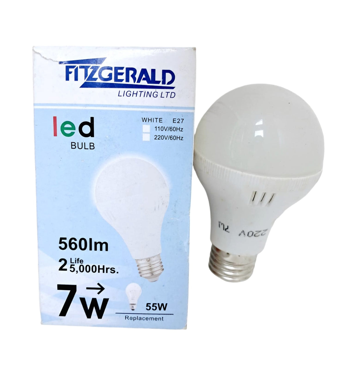 FITZGERALD Bulb LED 110V 7W Blue Box