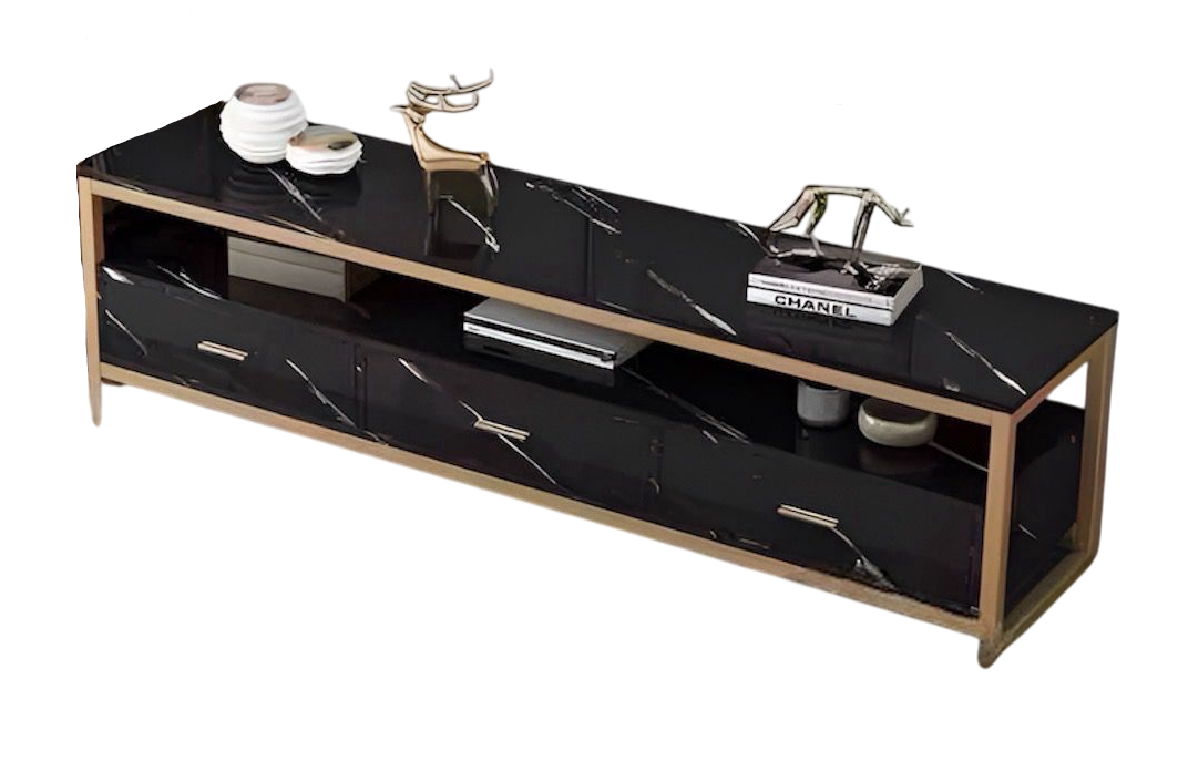 TV Stand CJ-2784-Y45 Black Teapoy