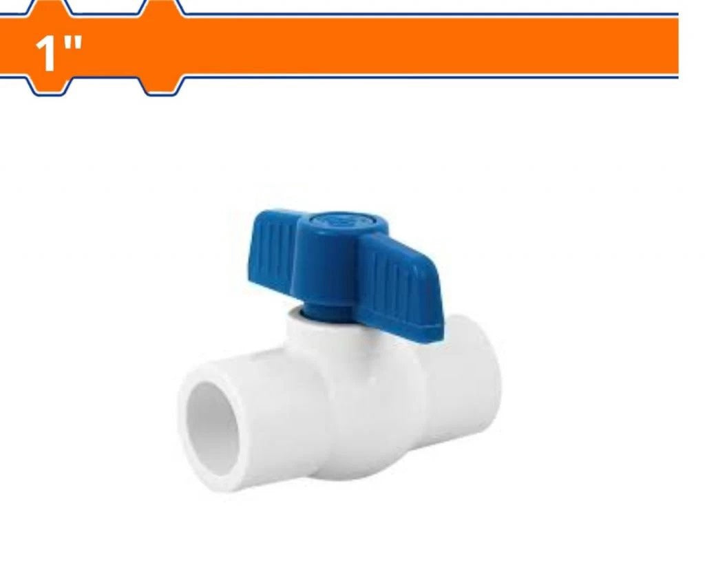 WADFOW Ball Valve 1" PVC Heavy WVV1821