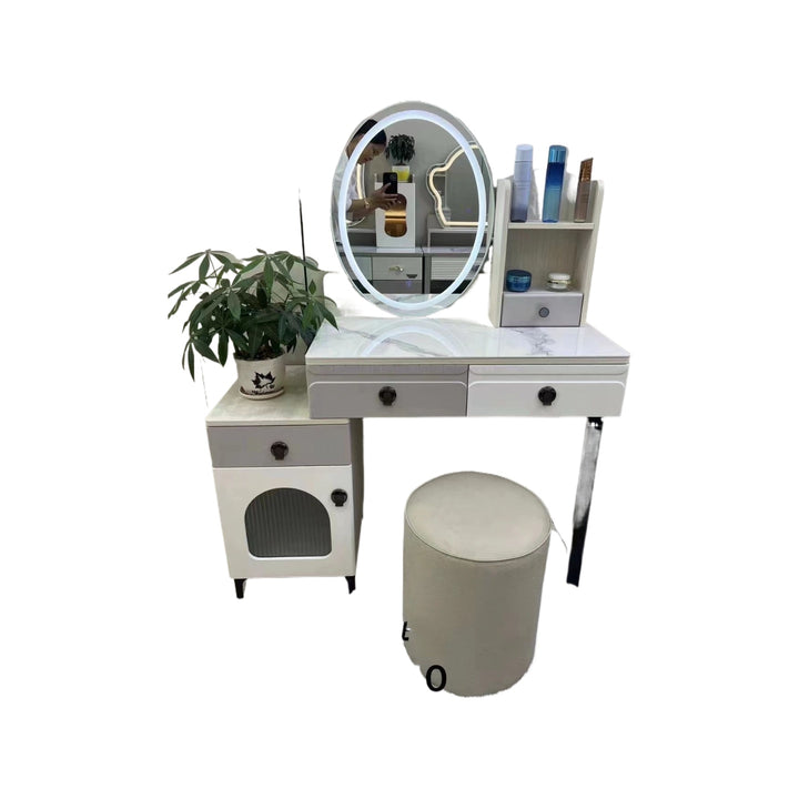 Dresser 755 with Mirror & Seat