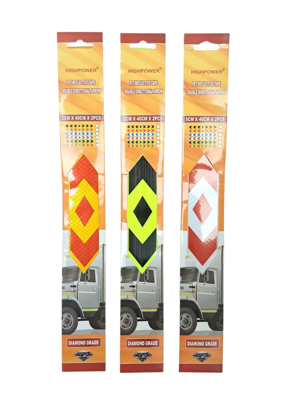 HIGH POWER Reflective Strip Tape Highpower HP2356 5CM X40CM X2PCS