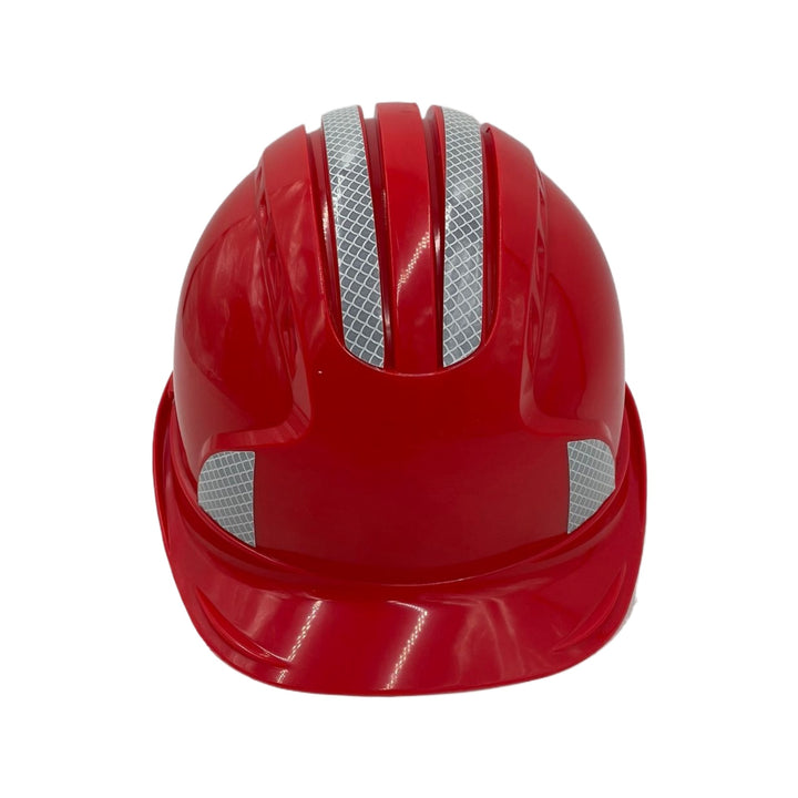 Safety Helmet Reflective Red ABS Gb 2811-2019