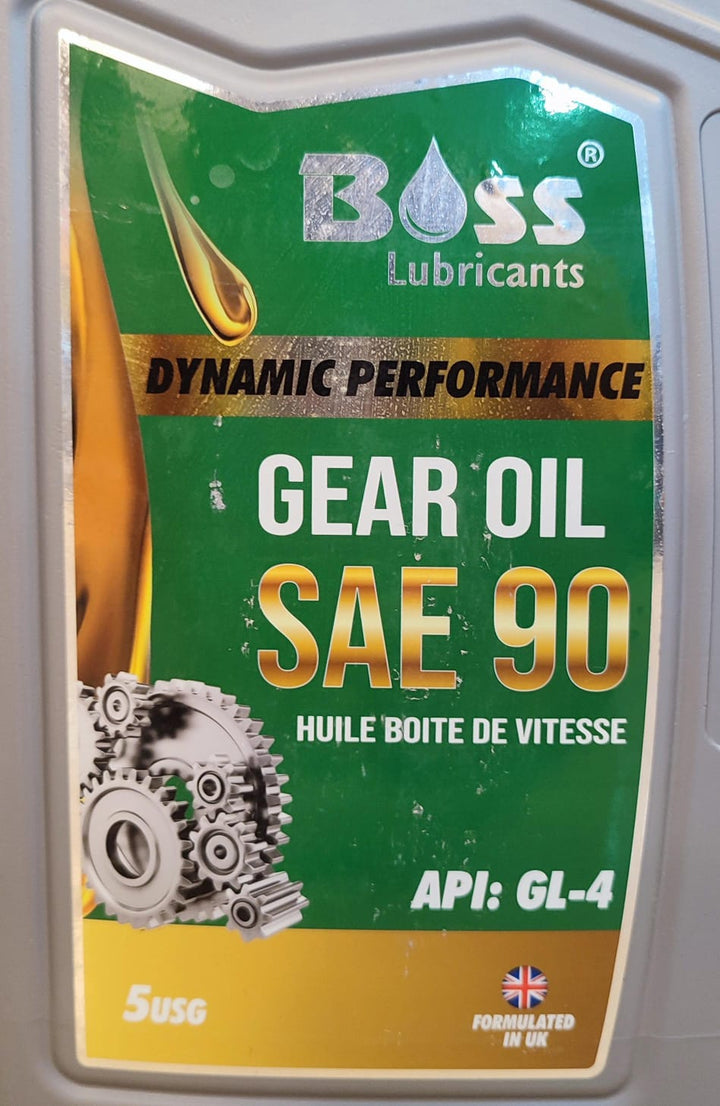 BOSS LUBRICANTS Oil Boss Gear Sae 90 Dynamic Performance 5USG 20L