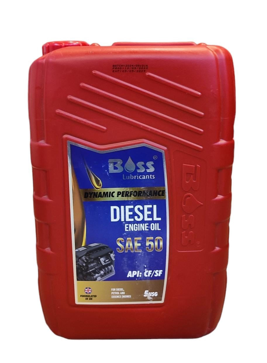 BOSS LUBRICANTS Oil Boss Engine Diesel Sae 50 Api Cf / Sf Dynamic Performance 5USG 20L