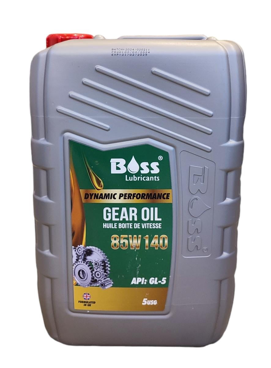 BOSS LUBRICANTS Oil Boss Gear 85W140 Dynamic Performance 5USG 20L