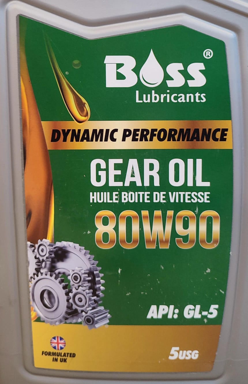 BOSS LUBRICANTS Oil Boss Gear 80W90 Dynamic Performance 5USG 20L