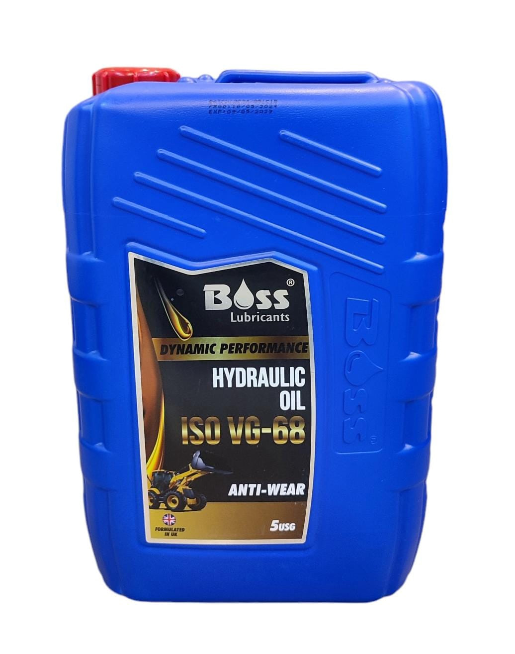 BOSS LUBRICANTS Oil Boss Hydraulic Iso VG-68 Dynamic Performance ANTI-WEAR 5USG 20L