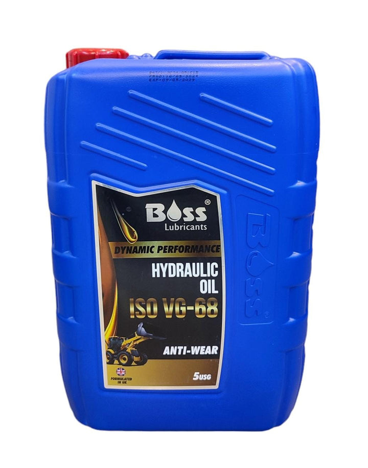 BOSS LUBRICANTS Oil Boss Hydraulic Iso VG-68 Dynamic Performance ANTI-WEAR 5USG 20L