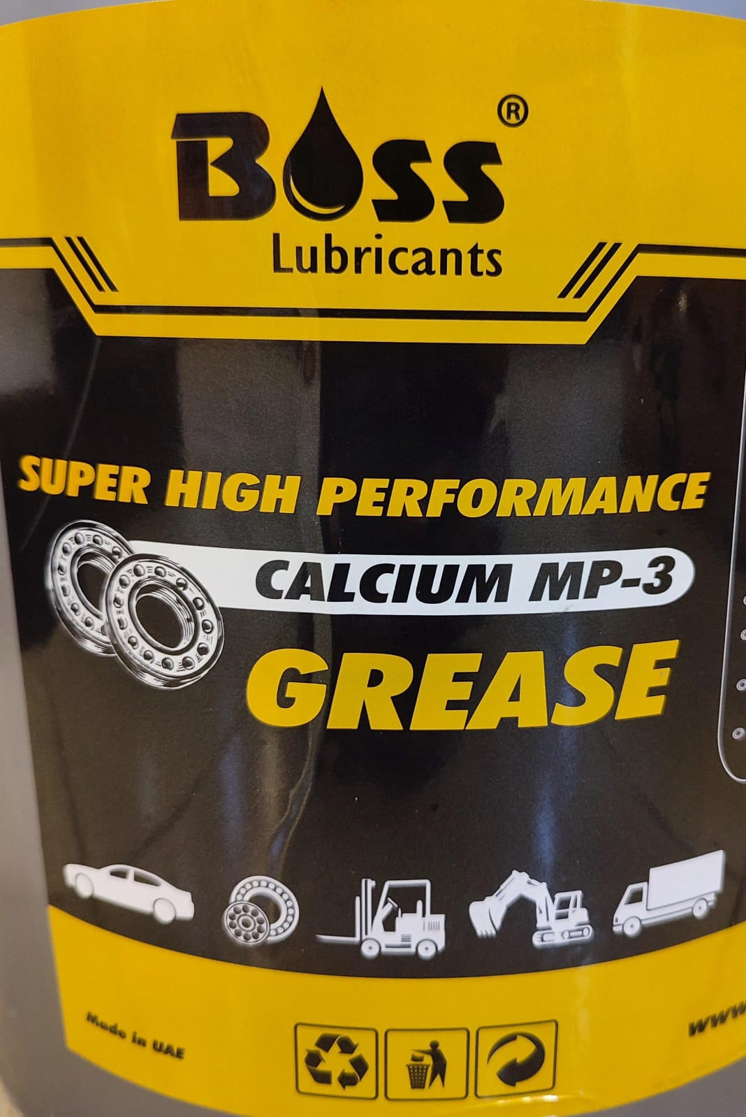 BOSS LUBRICANTS Grease Pail Boss Calcium MP-3 Super High Performance 15KG