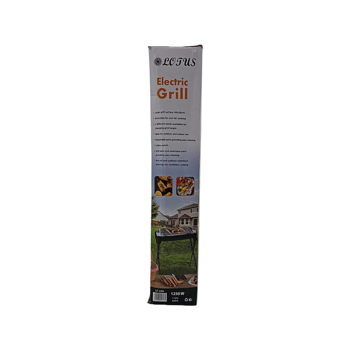 LOTUS Bar B Que Grill Electric LT-220 40CM X 28CM 1250W