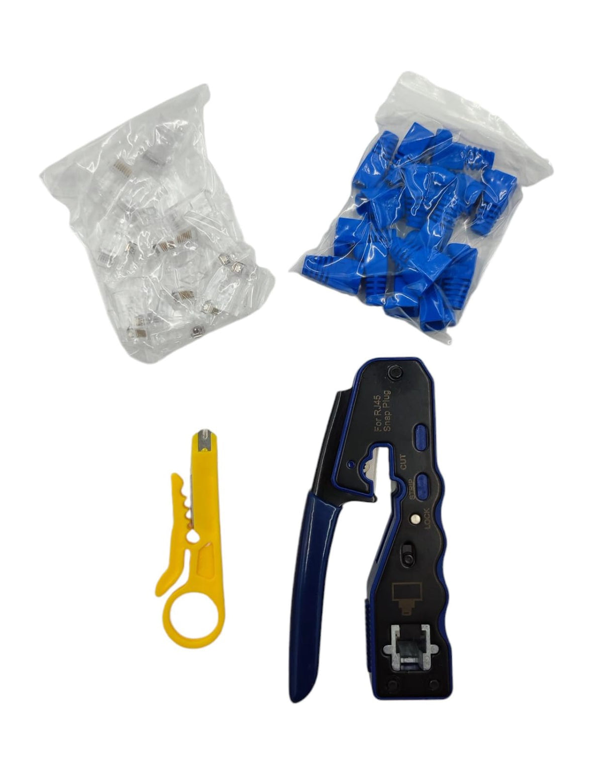 Computer Network Crimping Tool Xaria RJ45 Crimper Kit