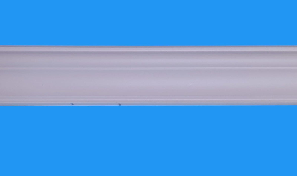 Moulding PVC for Wall White #T01 9.5FT 3" Wide