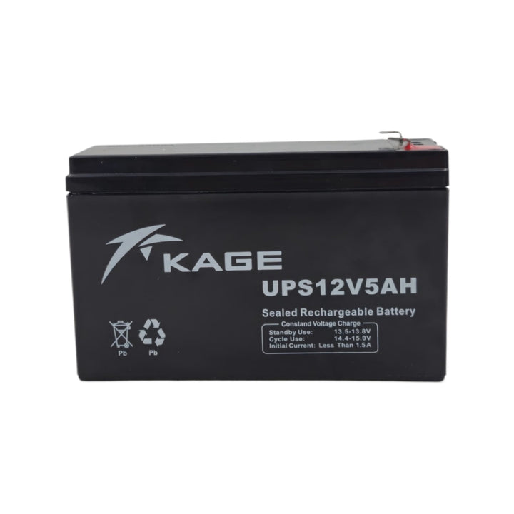 KAGE Battery Rechargeable 12V 5AH UPS12V5AH