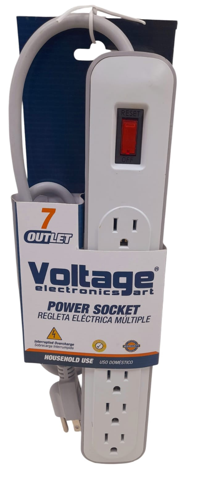 VOLTAGE Power Strip 7 Outlet GTB-04