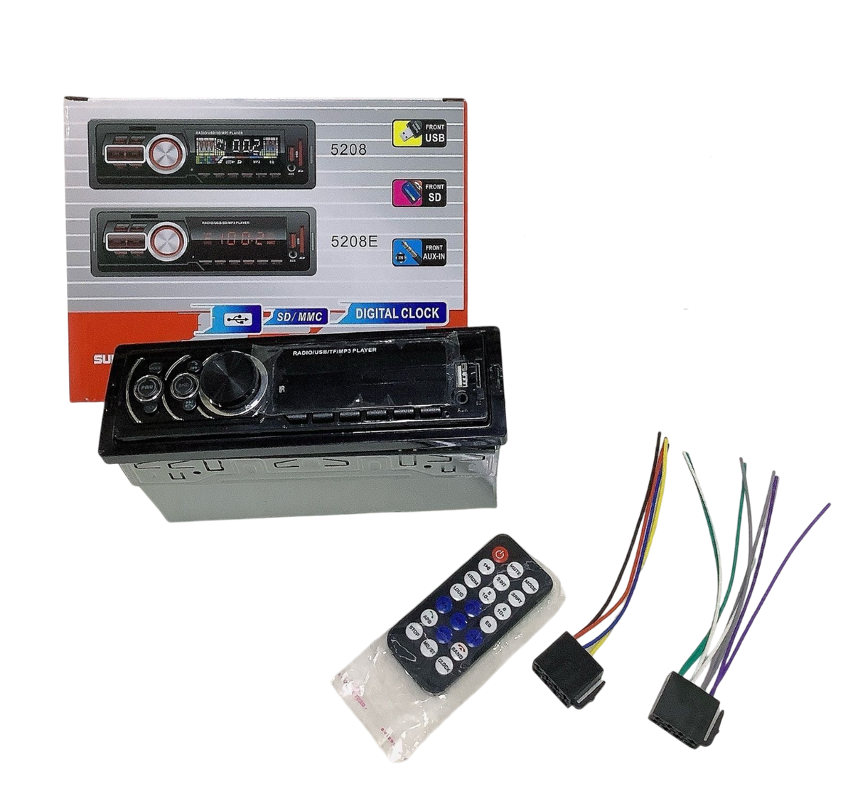 C.d Player Car 5207-BT-5 Car MP3 Player Deckless