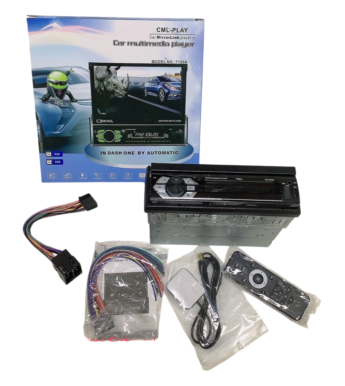 GENERIC Dvd Car CML-PLAY 7188A Car Multimedia Player Flip Screen