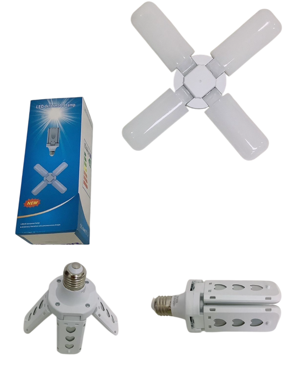 Bulb LED Fan Blade 28W 6500K 85-265V LED Deformable 4-BLADE YD2108-1081