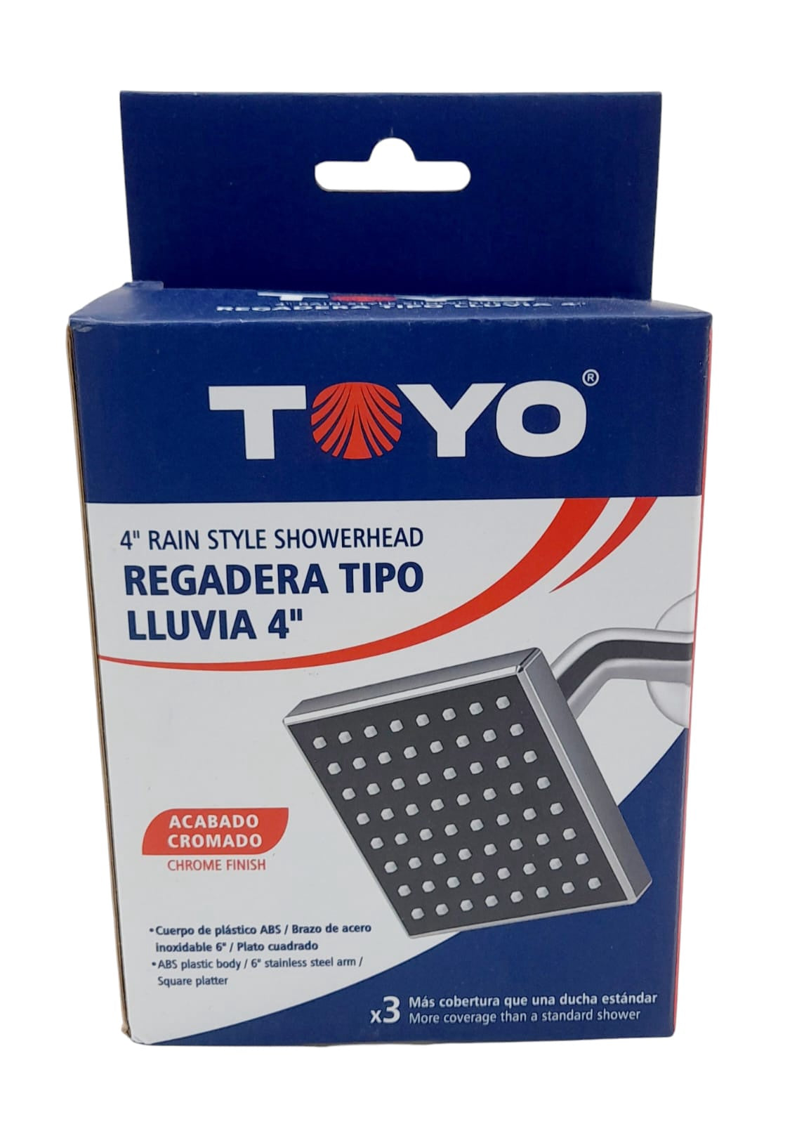 TOYO Shower Head 4" Rain Style Chrome FR-21856