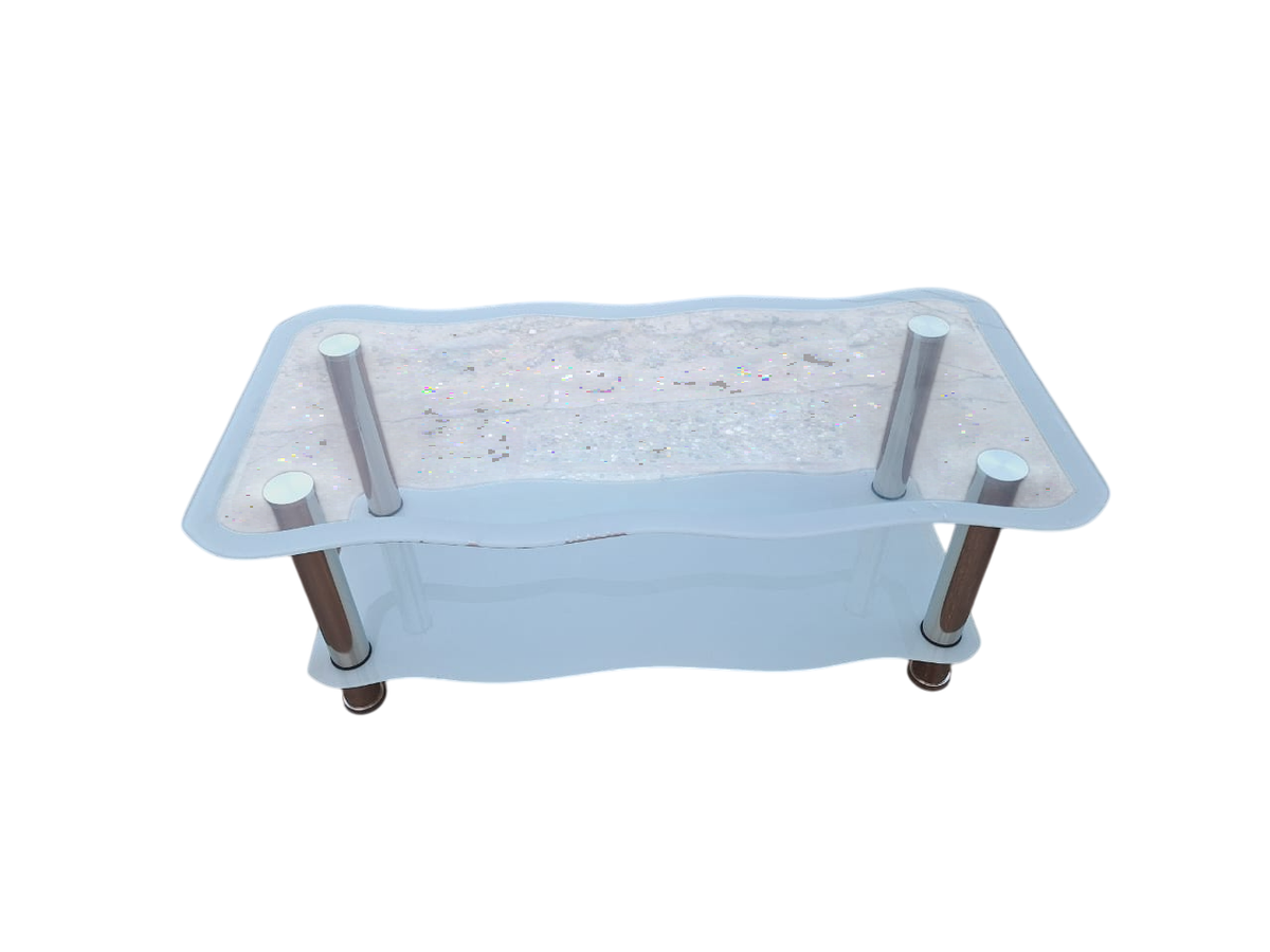 Glass Table CJ-2584-1-Y45 Silvery