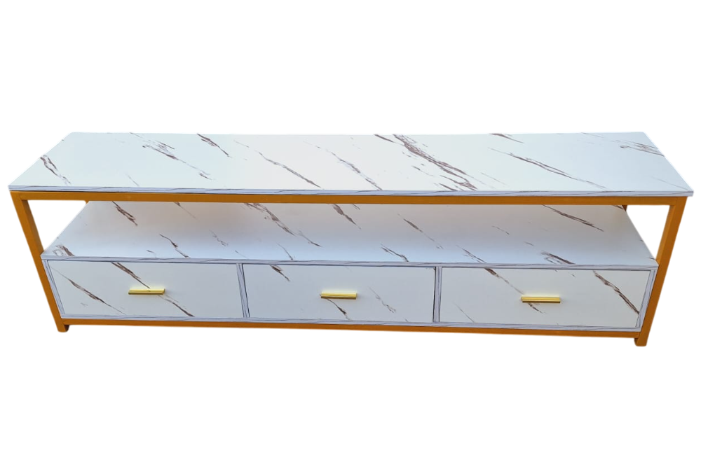 TV Stand CJ-2797-Y45 White Teapoy