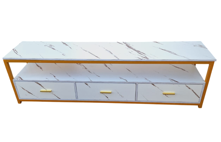 TV Stand CJ-2797-Y45 White Teapoy