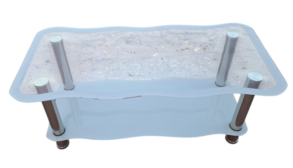 Glass Table CJ-2584-1-Y45 Silvery