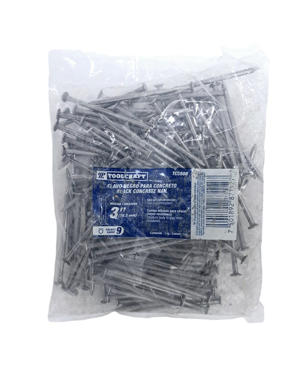Nail 3" Head Sold Per 2.2LB/1KG Pk