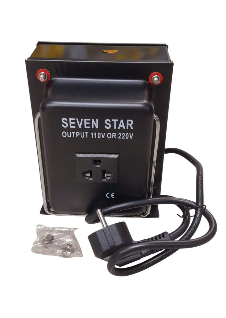 SEVEN STAR Transformer TC-1500W THG-1500U/D Ce Black with MFV13 Adapter