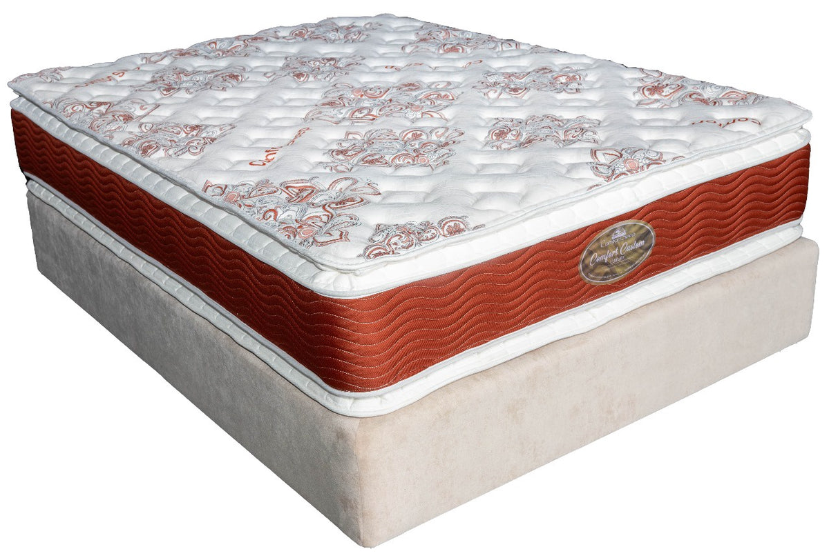 COMFORTSLEEP Mattress Double Comfort Custom Luxury 54" X 74" X 12" Both Sides Pillow Top