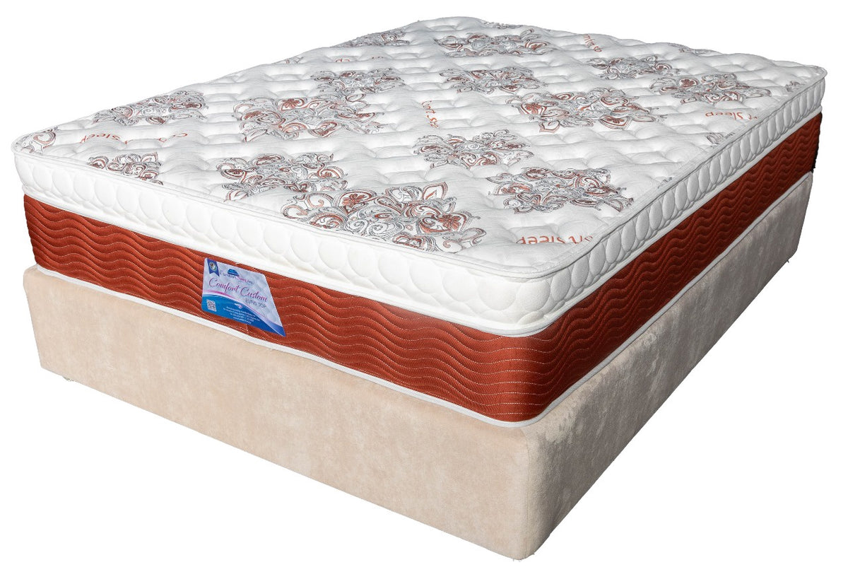 COMFORTSLEEP Mattress Queen Euro Top Comfort Custom Luxury 60" X 80" X 13" One Sides Pillow Top