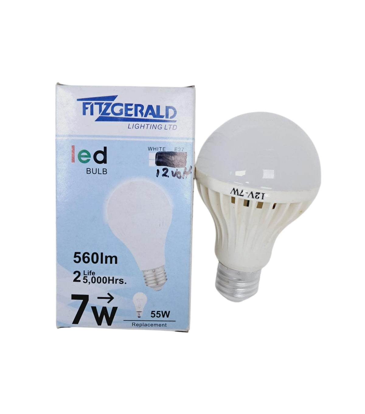 FITZGERALD Bulb LED 7W 12V WHI/BLUE Box