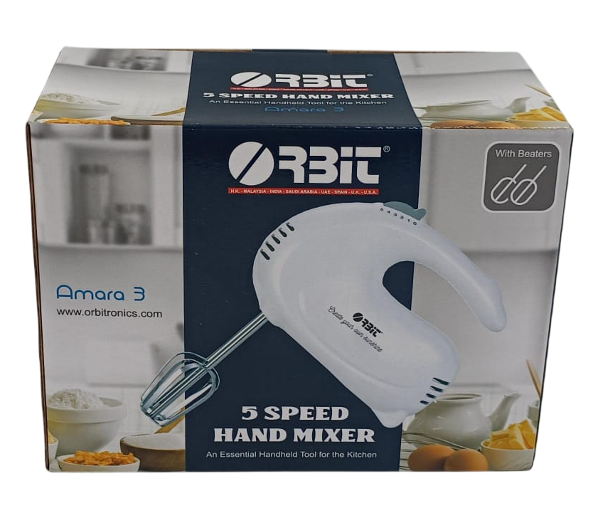 ORBIT Cake Mixer (Hand) Amara 3 White