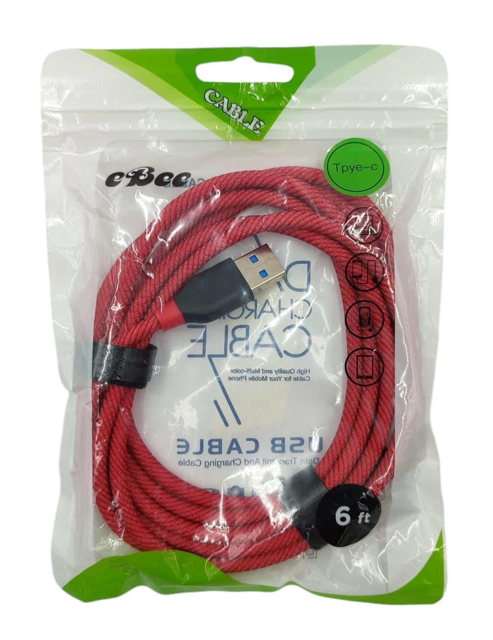 GENERIC Cable USB - Type C 6FT Ebee EBUSB-6F