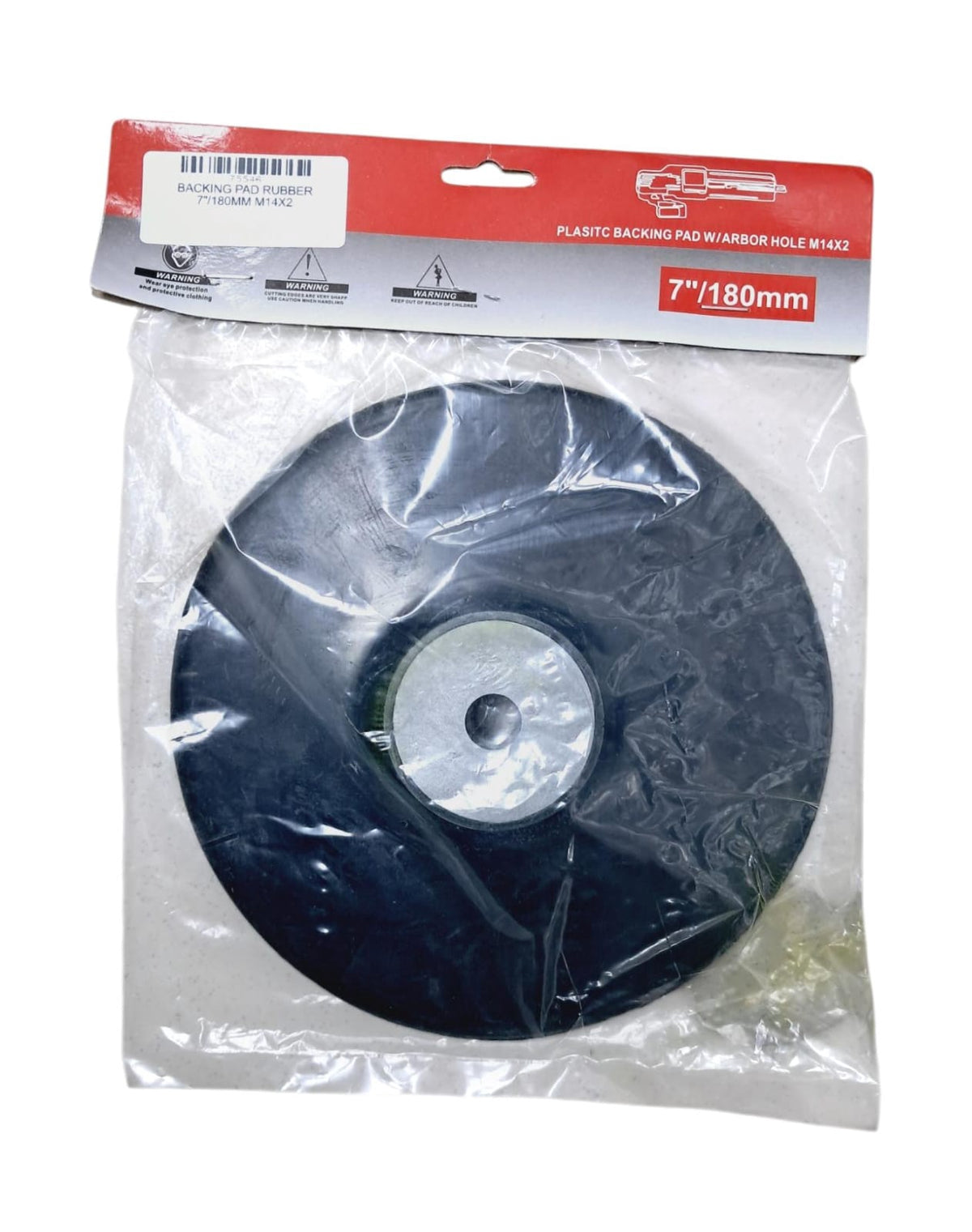Backing Pad Rubber 7"/180MM M14X2