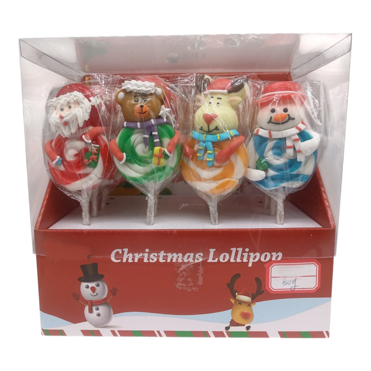 Christmas Lolly Pops 50G #8 Sold Each (Contain Gelatin Not Halal)