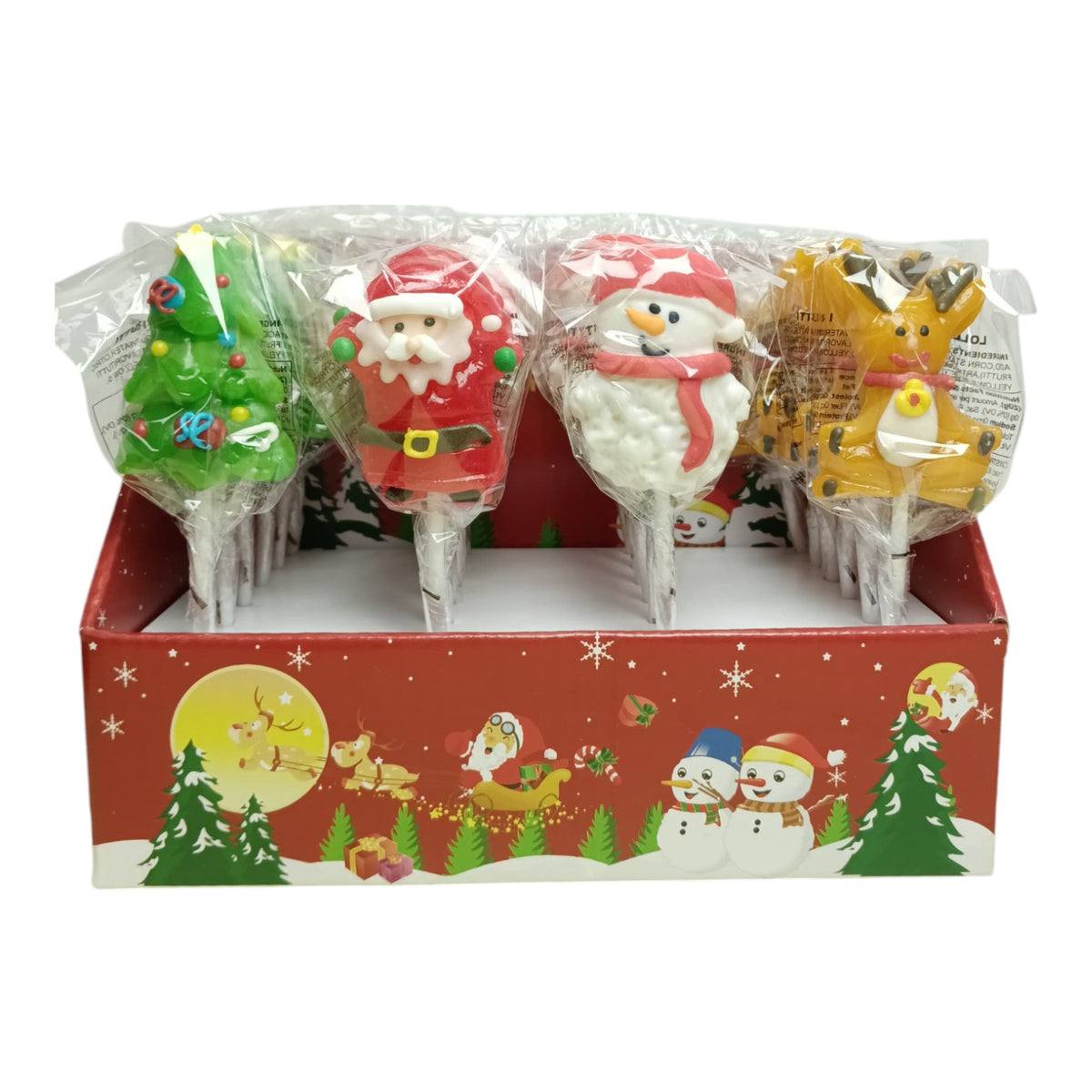 Christmas Lolly Pops 20G #2 Sold Each (Contain Gelatin Not Halal)